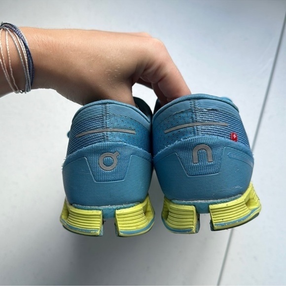 ON Cloud X‎ Running Sneakers Niagara/Lime - Picture 5 of 15